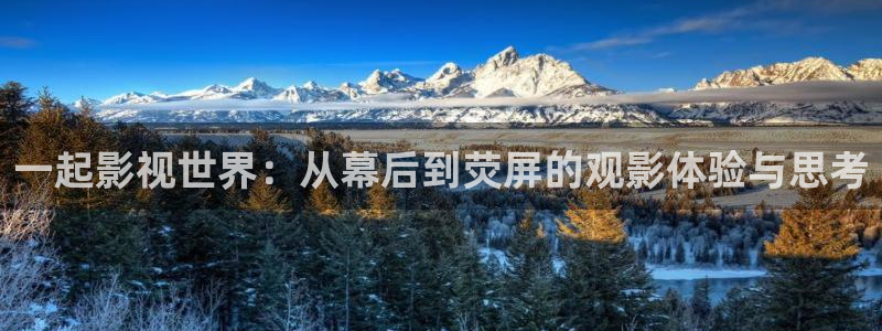 一起影視世界：從幕后到熒屏的觀影體驗與思考